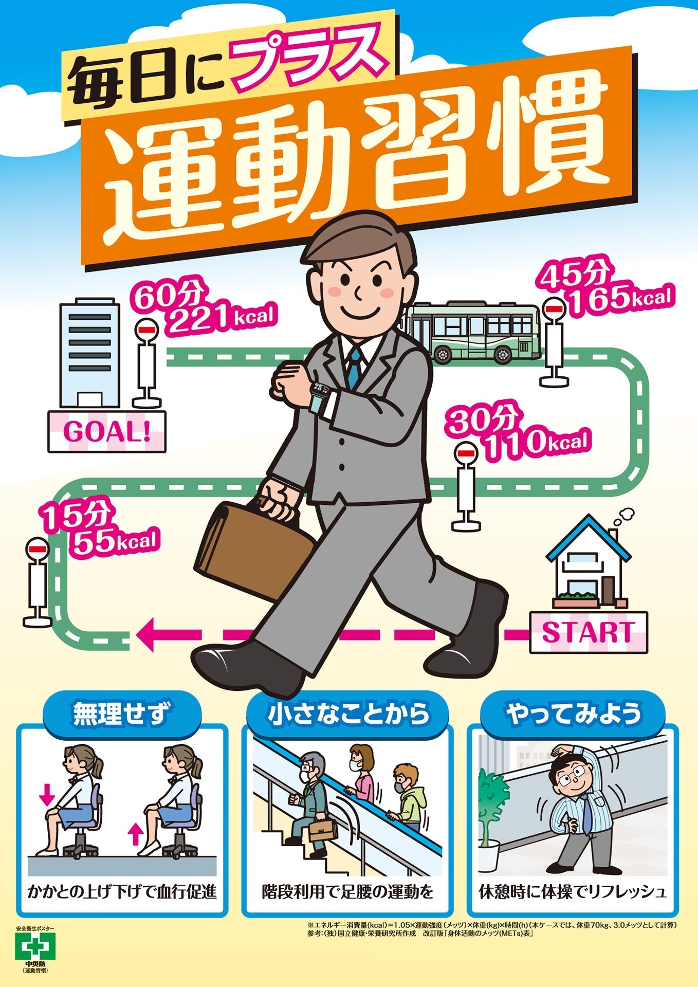 ［デジタル版］安全衛生ポスター（運動習慣）