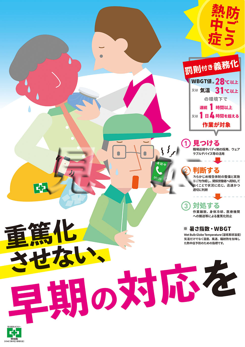 ［デジタル版］安全衛生ポスター（熱中症・現場対応）
